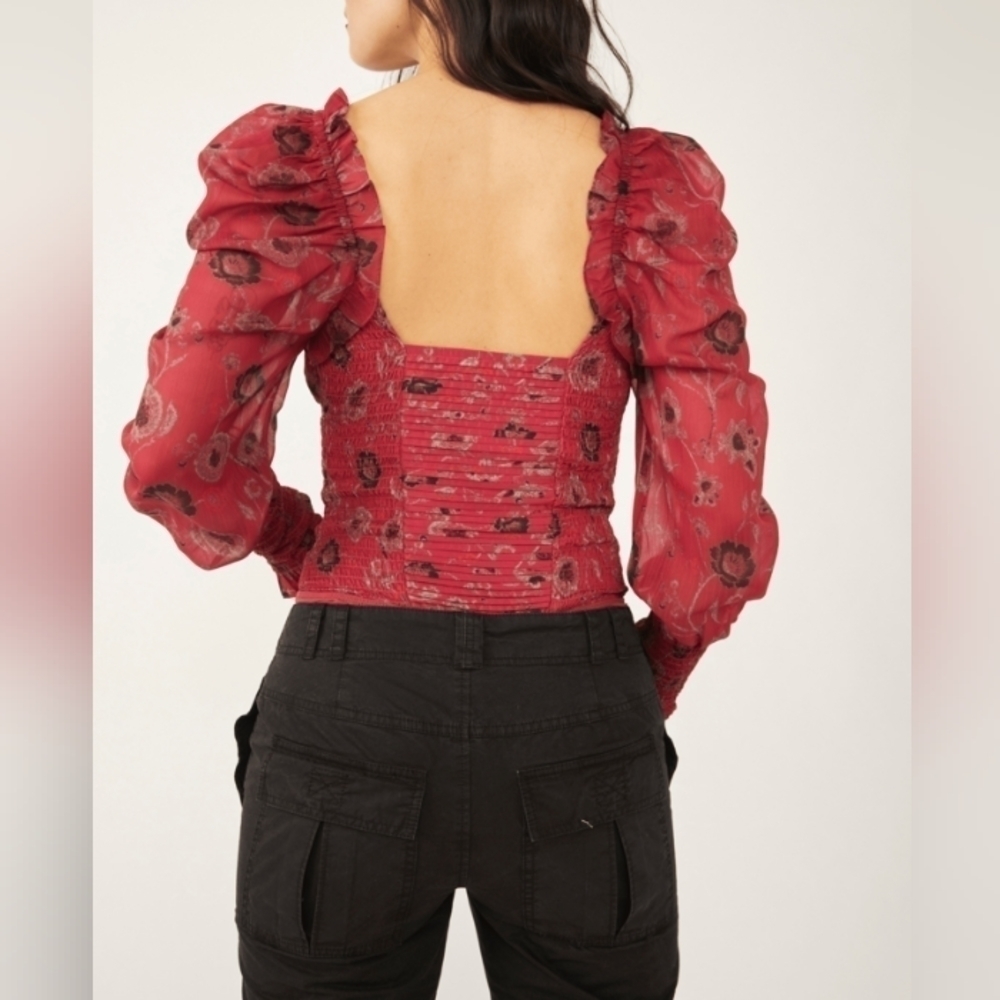 NWOT Free People Brunch Date Bodysuit Size XS - Picture 5 of 6